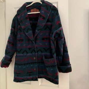 Woolrich Navajo Blanket Coat L/XL